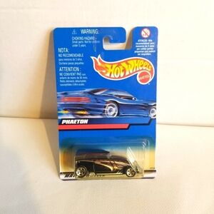 1998 Hot Wheels Phaeton Die-Cast Black & Purple 1:64 Scale Toy Car New